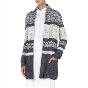 BCBGMAXAZRIA Shadia cardigan sweater blue haze size XS